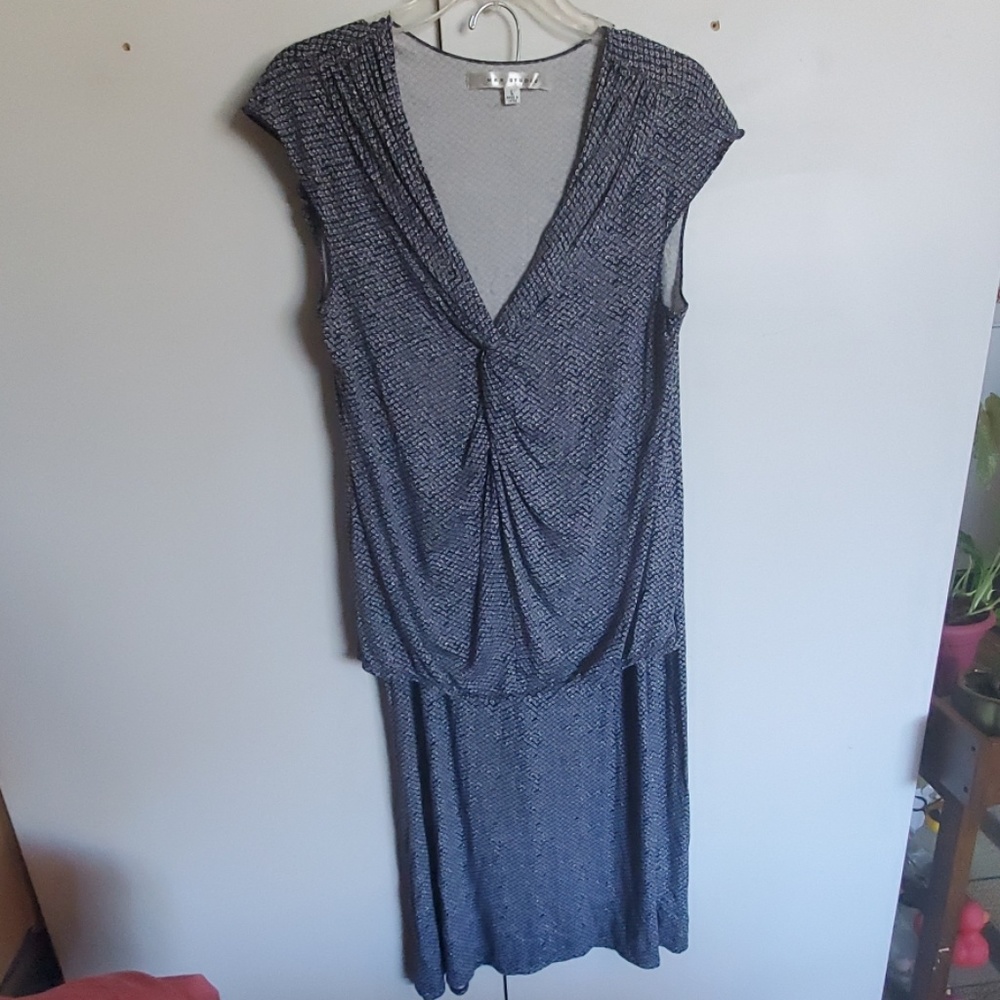 Blue/White blouse and skirt